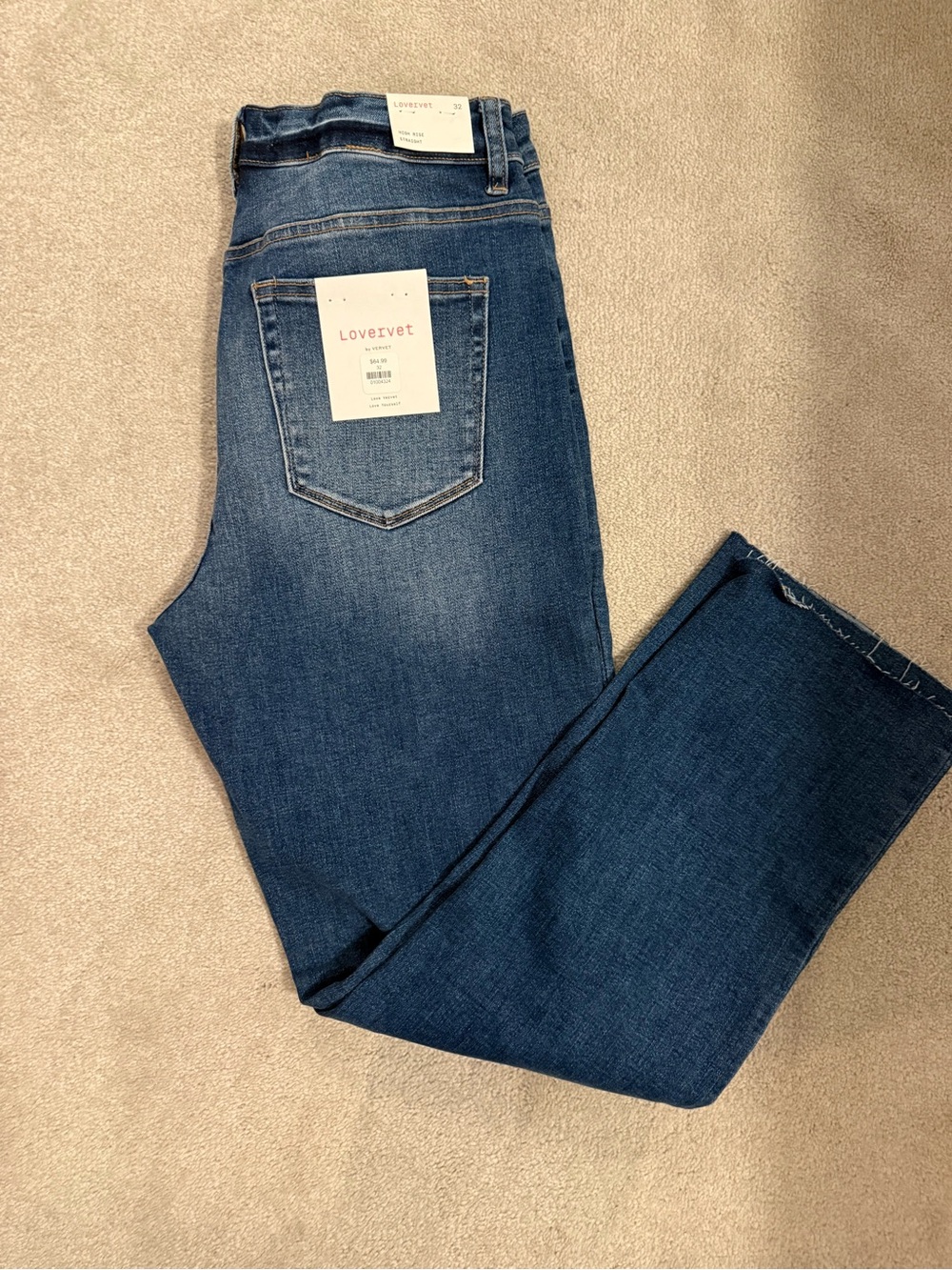 New LOVERET Staight leg jeans